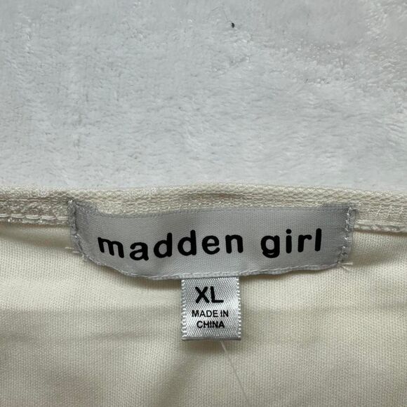 Madden-girl Women's Cream Crop-top - Picture 3 of 4
